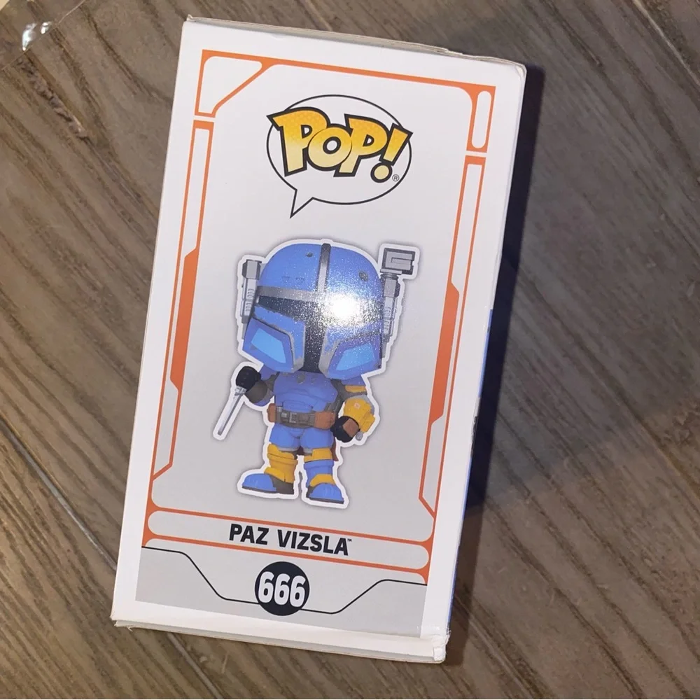 Star Wars: The Mandalorian: Paz Vizsla Funko Pop! Vinyl Figure #666 new - Picture 7 of 10